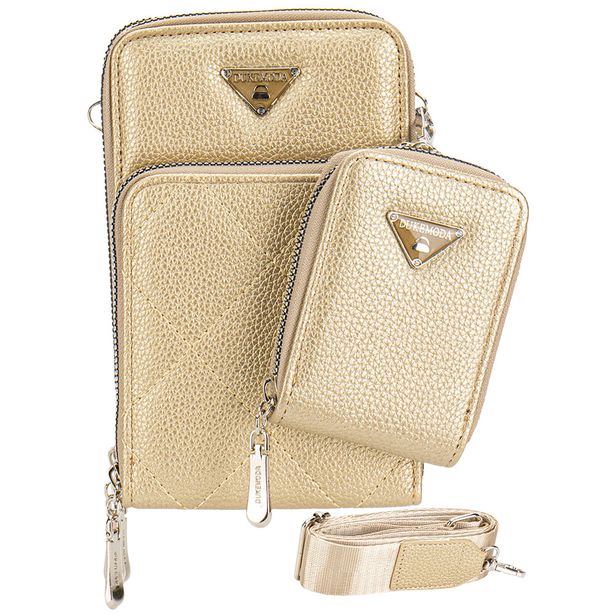 Bolsa Feminina Transversal H.E FR40 OURO