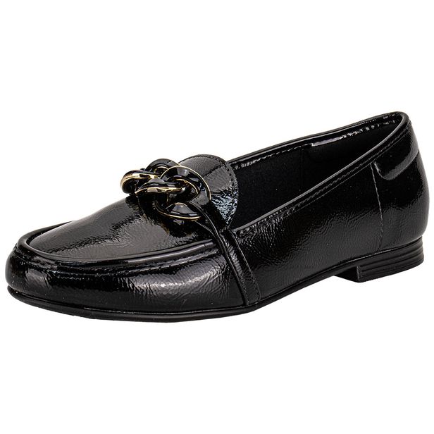 Mocassim Feminino Beira Rio 4324102 VERNIZ/PRETO 34