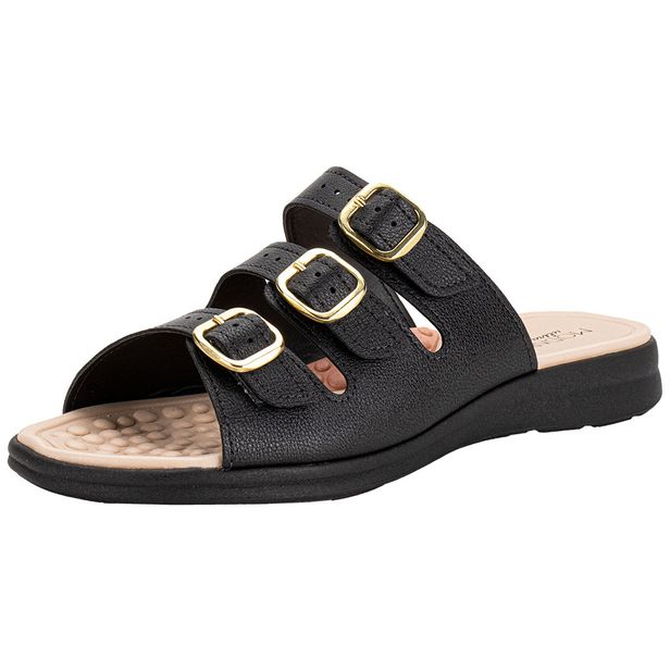 Sandália Feminina Conforto Modare 7174122 PRETO 34