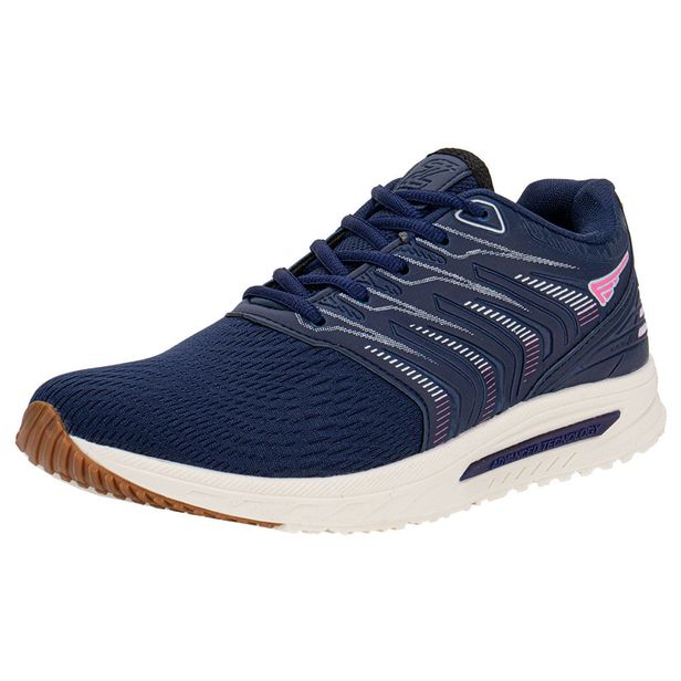 Tênis Feminino Zeuz 97RX-A AZUL/ROSA 34