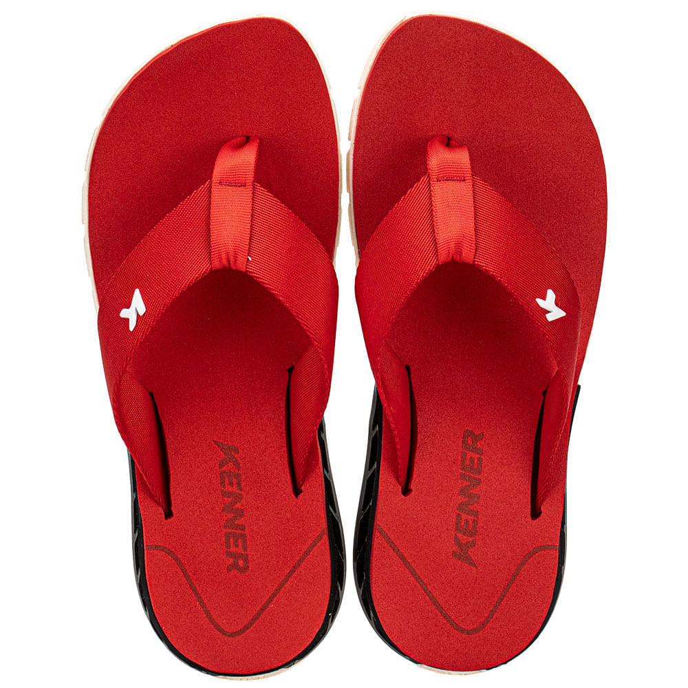Chinelo Rakka Colors Kenner DJJ VERMELHO 34/35