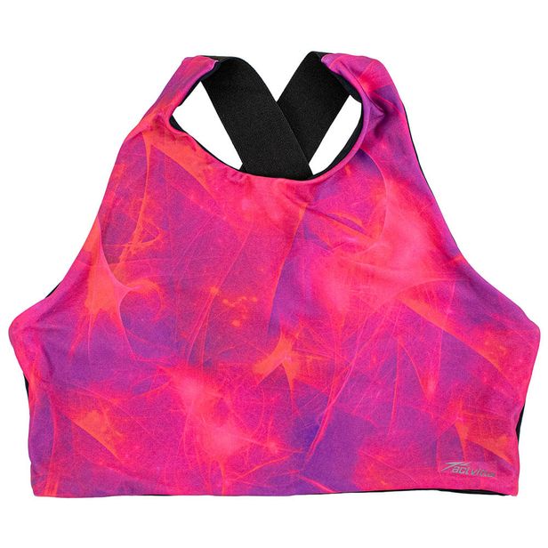 Top Feminino Esportivo Actvitta 25396 PRETO/PINK G