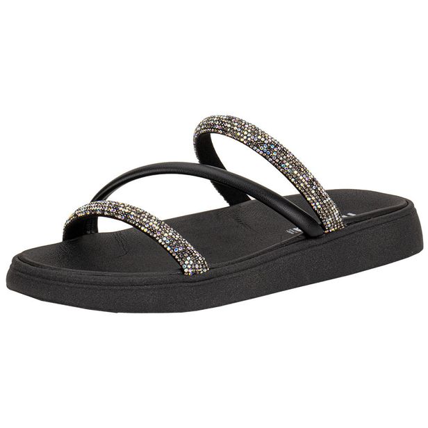 Tamanco Feminino Flat Moleca 5469121 PRETO 34