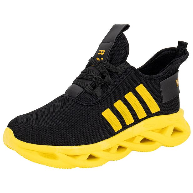 Tênis Masculino Republic 4947 PRETO/AMARELO 37