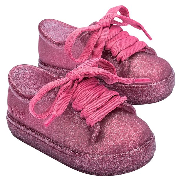 Mini Melissa Hip Sneaker Baby 36342 ROSA/GLITTER 19