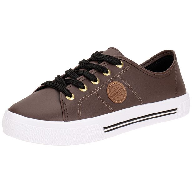 Tênis Feminino Casual Moleca - 5667302 CHOCOLATE 34