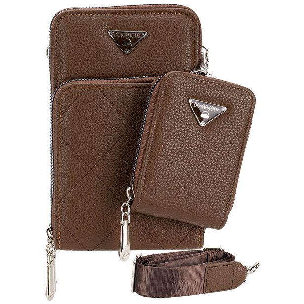 Bolsa Feminina Transversal H.E FR40 MARROM