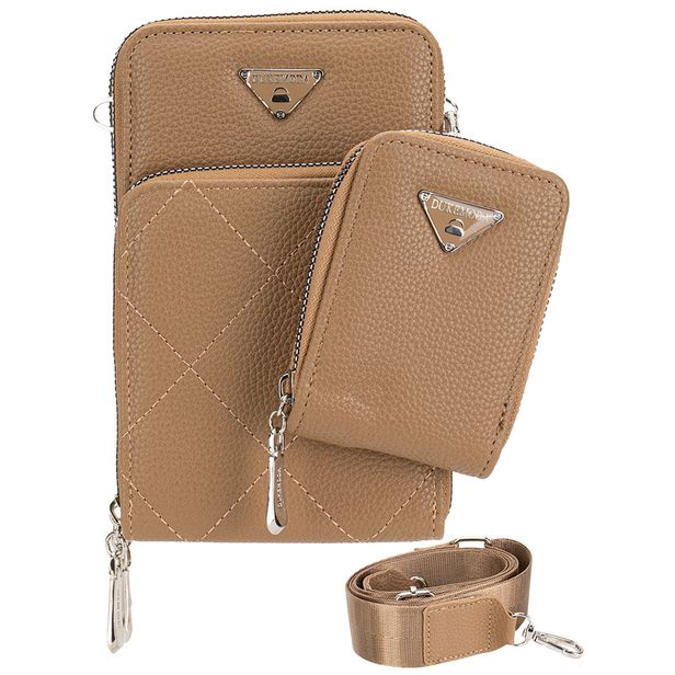 Bolsa Feminina Transversal H.E FR40 CAMEL