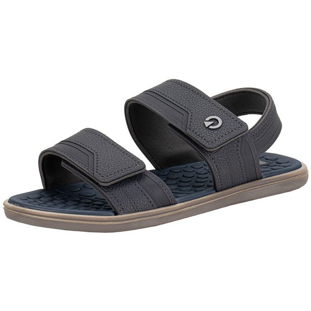 Sandália Masculina Vêneto II Cartago 12481 CINZA 43/44