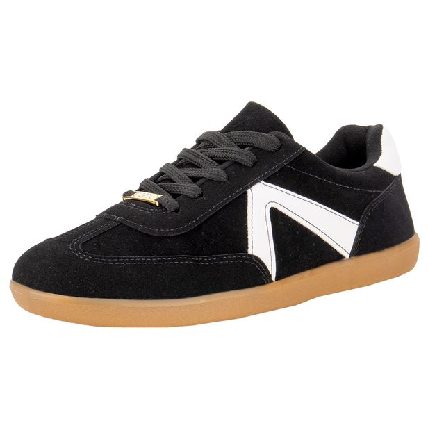 Tênis Feminino Casual Vizzano 1430102 PRETO/BRANCO 34
