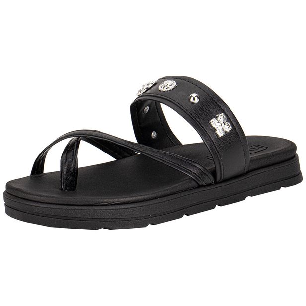 Tamanco Feminino Flat Moleca 5490125 PRETO 34