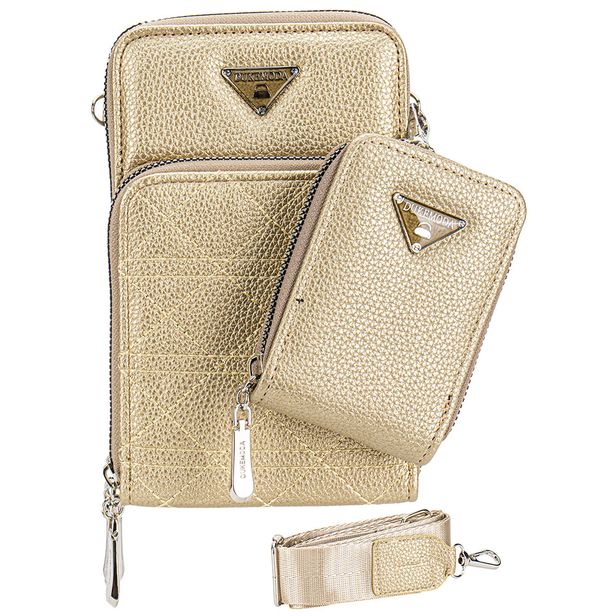 Bolsa Feminina Transversal H.E FR34 OURO