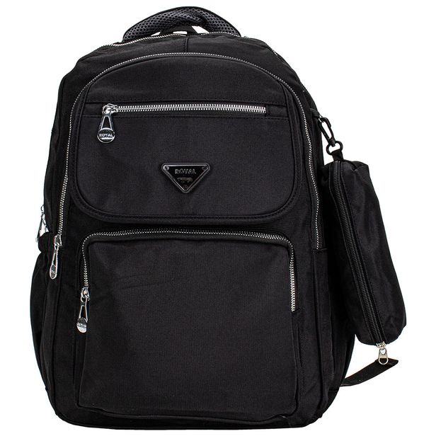 Mochila Feminina Royal Style LZ702 PRETO