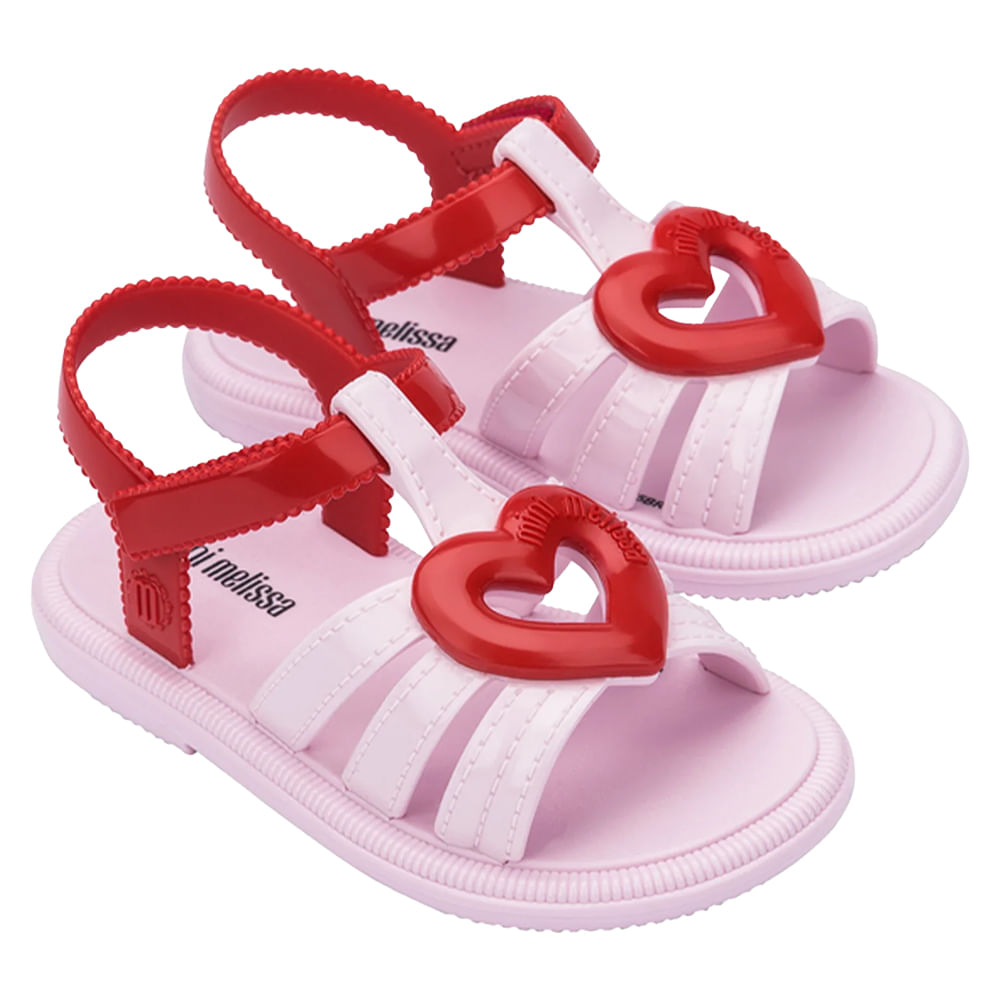 Mini Melissa Hip Lovely 36165 VERMELHO/ROSA | Clovis Calçados
