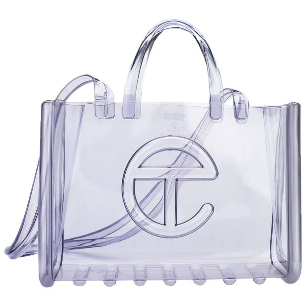 Melissa X Telfar Large Jelly Shopper II 34456 CRISTAL