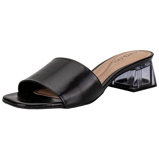 Tamanco Feminino Salto Grosso Beira Rio 8468210 PRETO 34