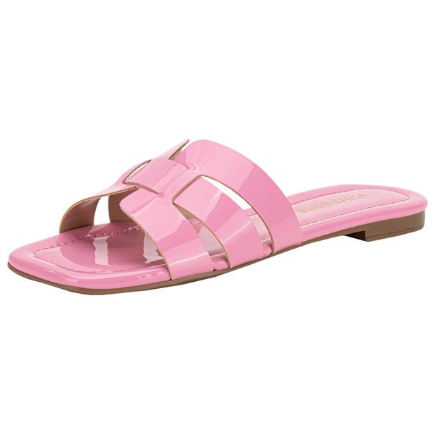 Tamanco Feminino Flat Via Marte 151022 ROSA 34