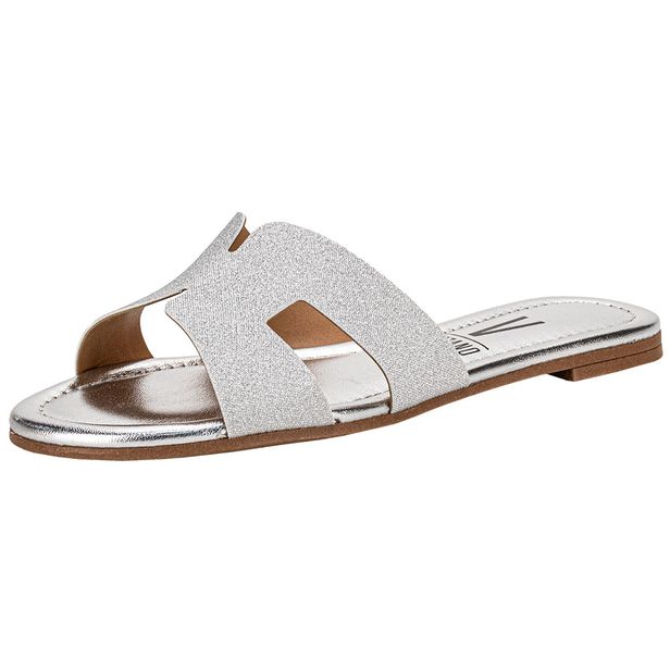 Tamanco Feminino Flat Vizzano 6371167 PRATA 34