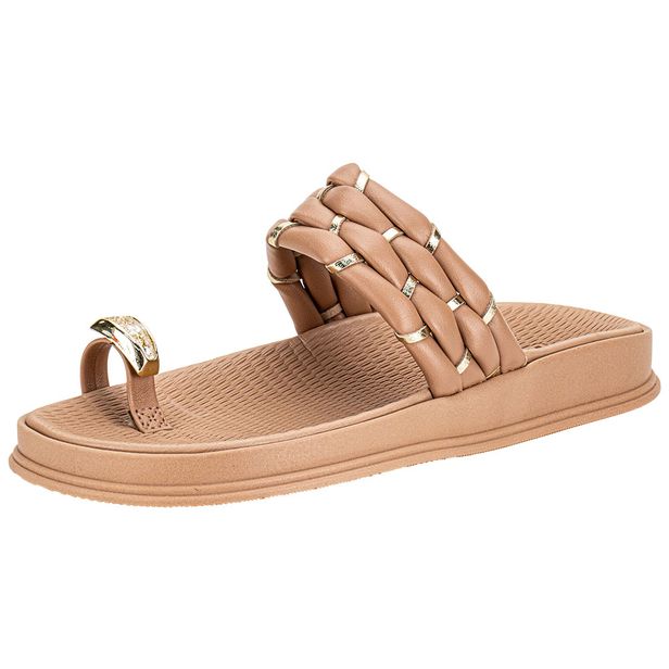 Tamanco Feminino Flat Moleca 5556111 SALMÃO 34