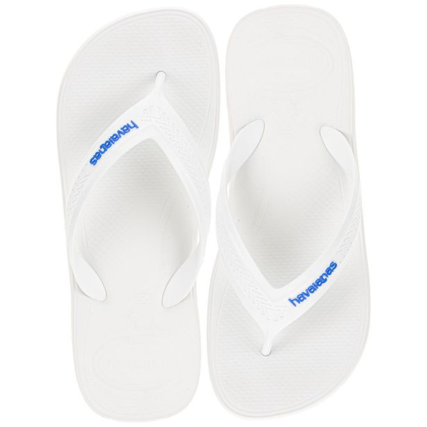 Chinelo Masculino Top Max Comfort Havaianas CL25 BRANCO/AZUL 37/38