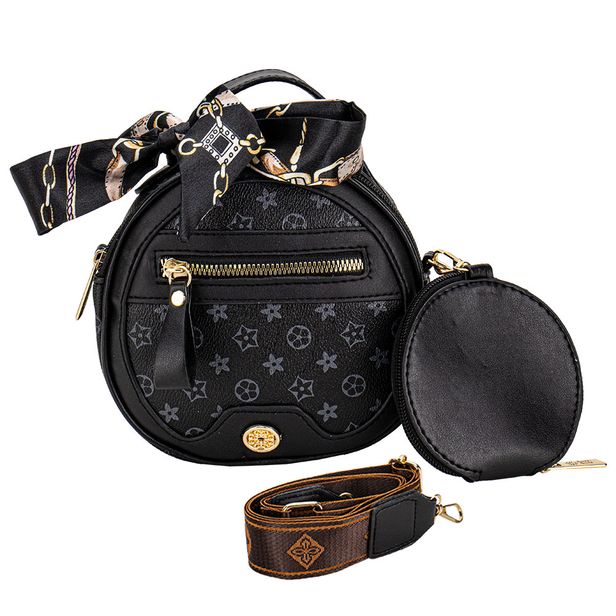 Bolsa Feminina Transversal H.E XB8370 PRETO