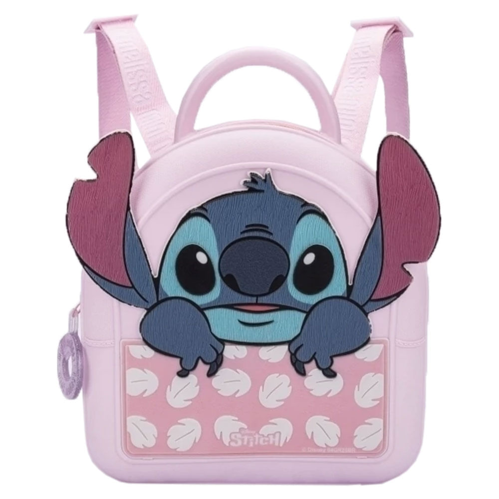 Mini Melissa Mini Backpack + Stitch 34472 ROSA | Clovis Calçados