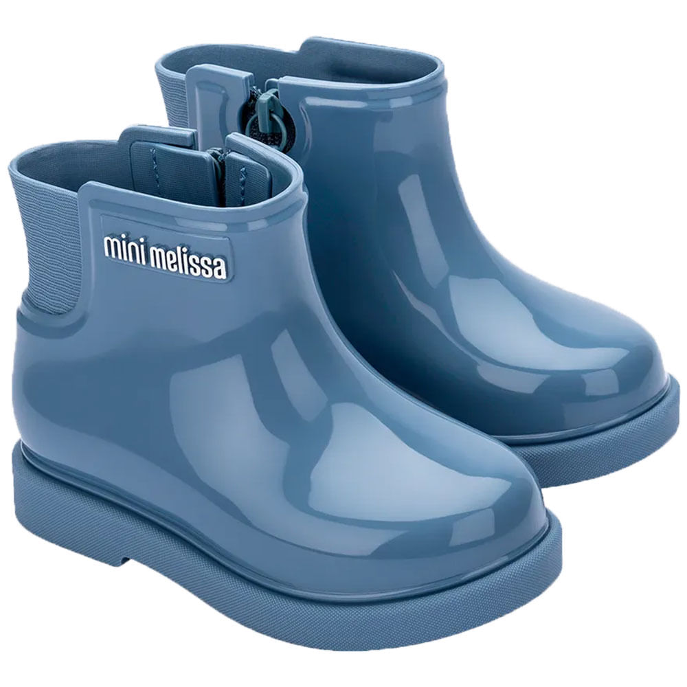Mini Melissa Chelsea Boot II Baby 35826 AZUL | Clovis Calçados