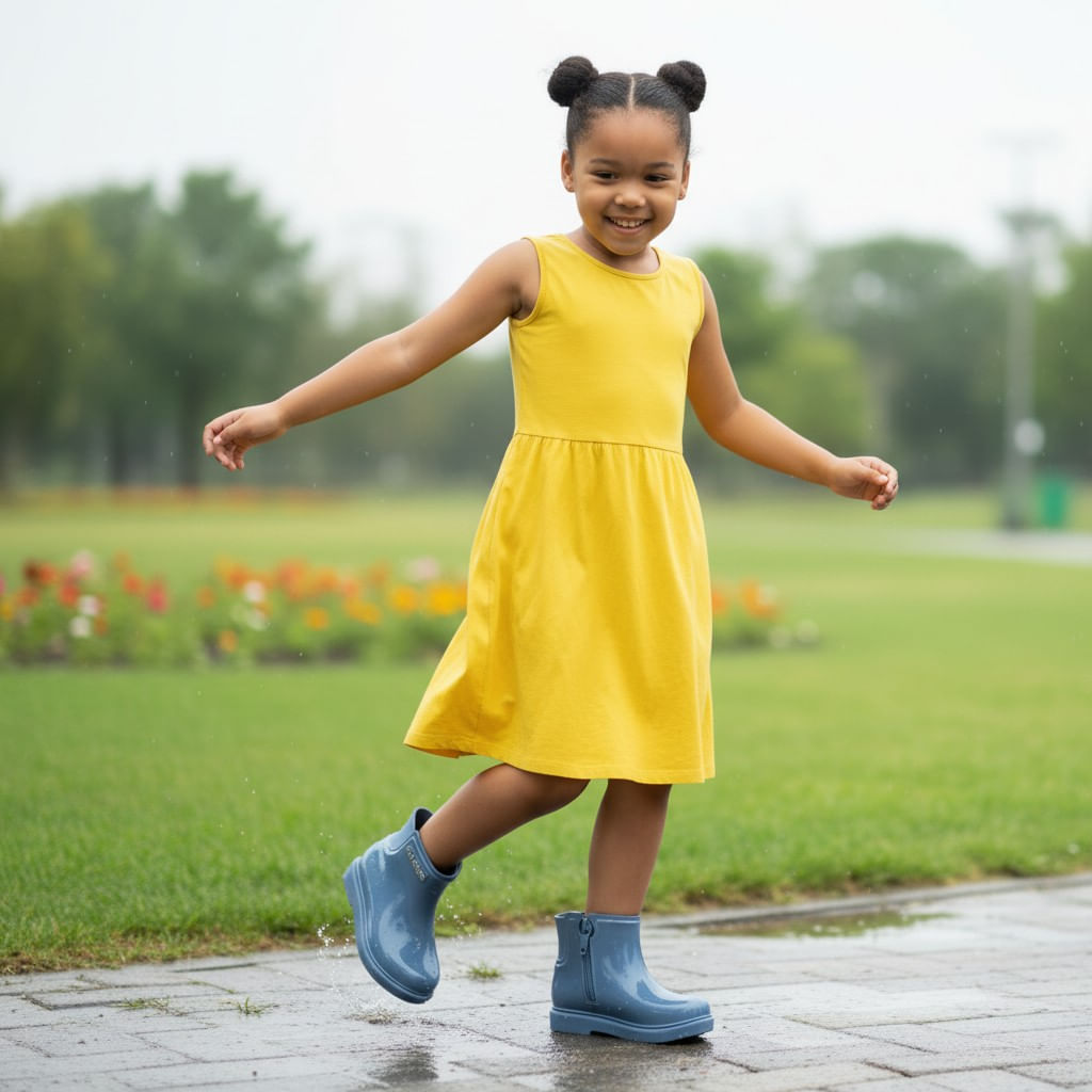 Mini Melissa Chelsea Boot II Baby 35826 AZUL | Clovis Calçados