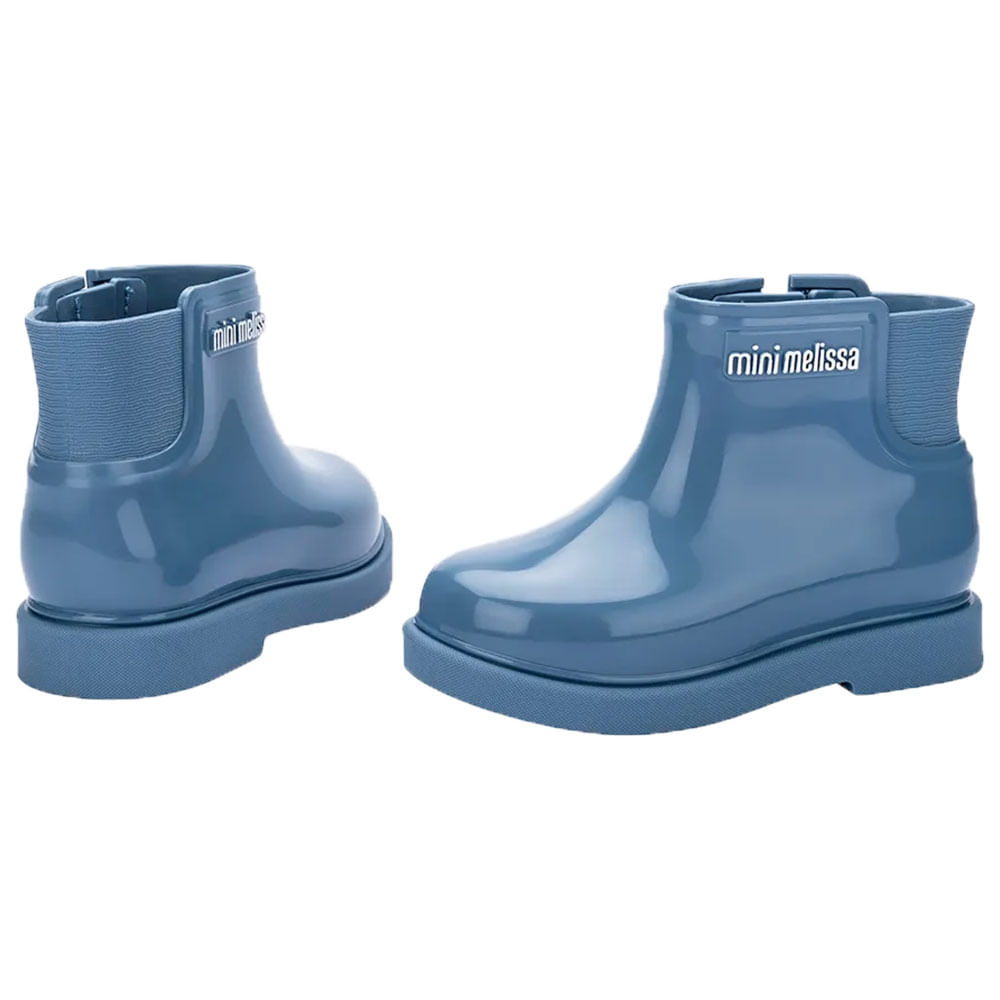 Mini Melissa Chelsea Boot II Baby 35826 AZUL | Clovis Calçados