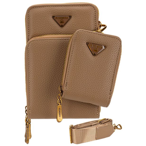 Bolsa Feminina Transversal H.E H2010 CAMEL