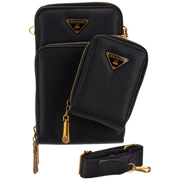 Bolsa Feminina Transversal H.E H2010 PRETO 01