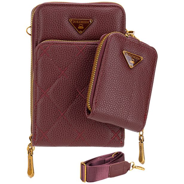 Bolsa Feminina Transversal H.E H2013 VINHO