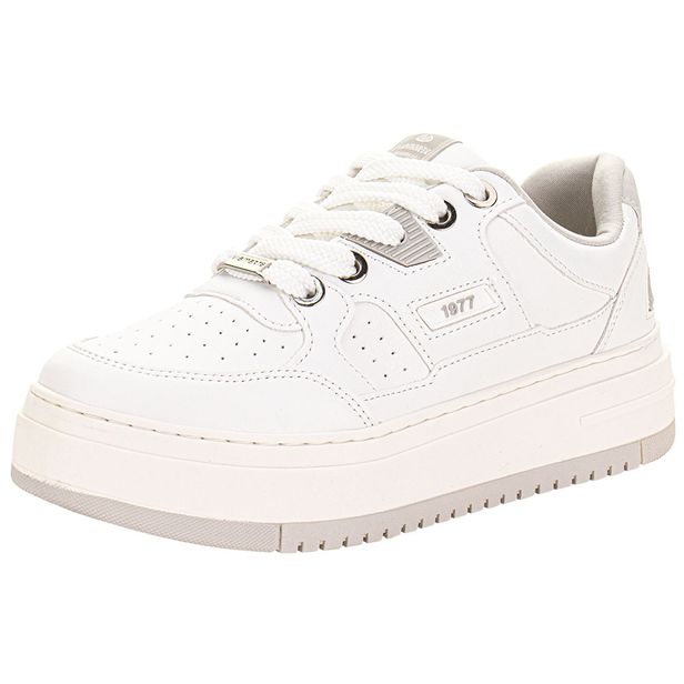Tênis Feminino Casual Via Marte 306001 BRANCO/CINZA 34