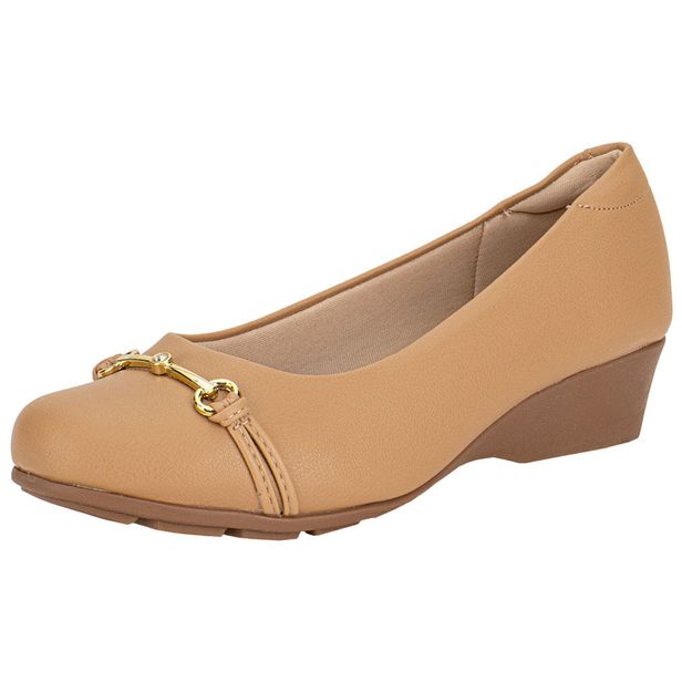 Sapato Feminino Anabela Modare 7014293 CAMEL 34