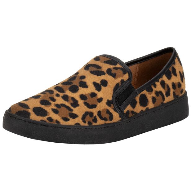 Tênis Feminino Slip On Vizzano 1214200 ONÇA 34