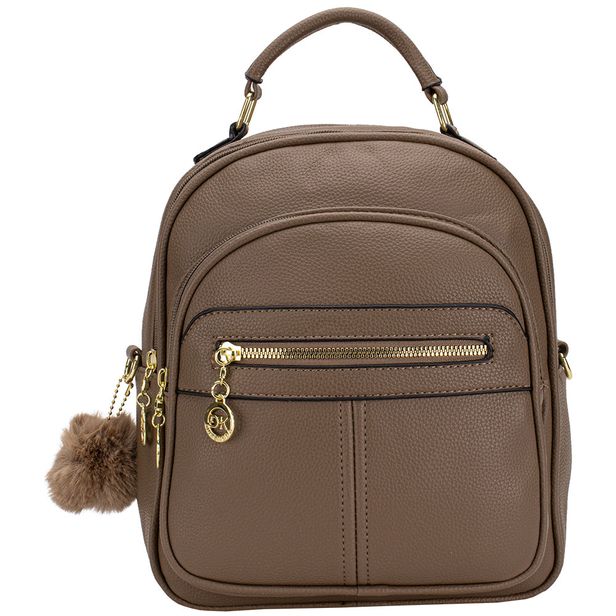 Mochila Feminina H.E GH538 TAUPE