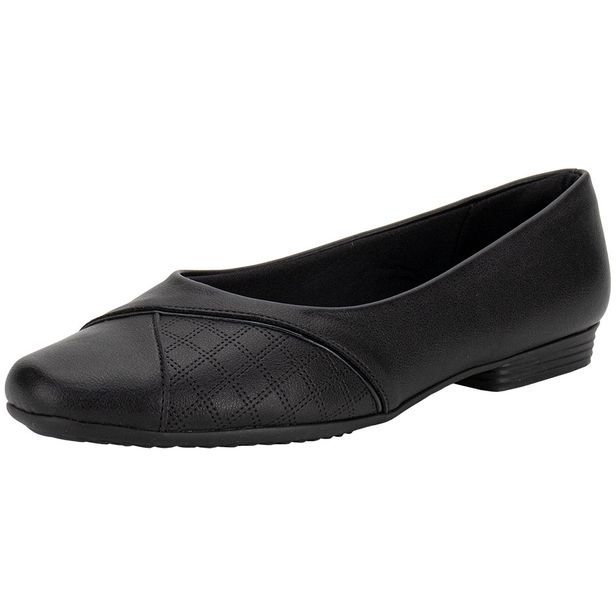 Sapatilha Feminina Flat Piccadilly 250265 PRETO 34