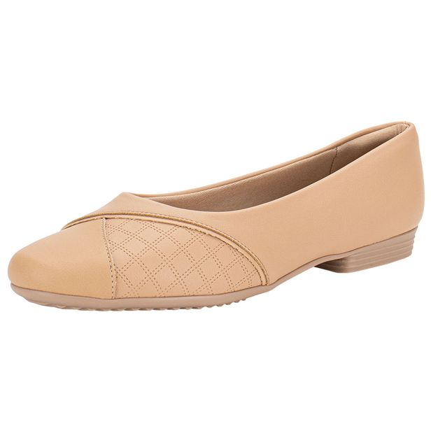 Sapatilha Feminina Flat Piccadilly 250265 BEGE 34