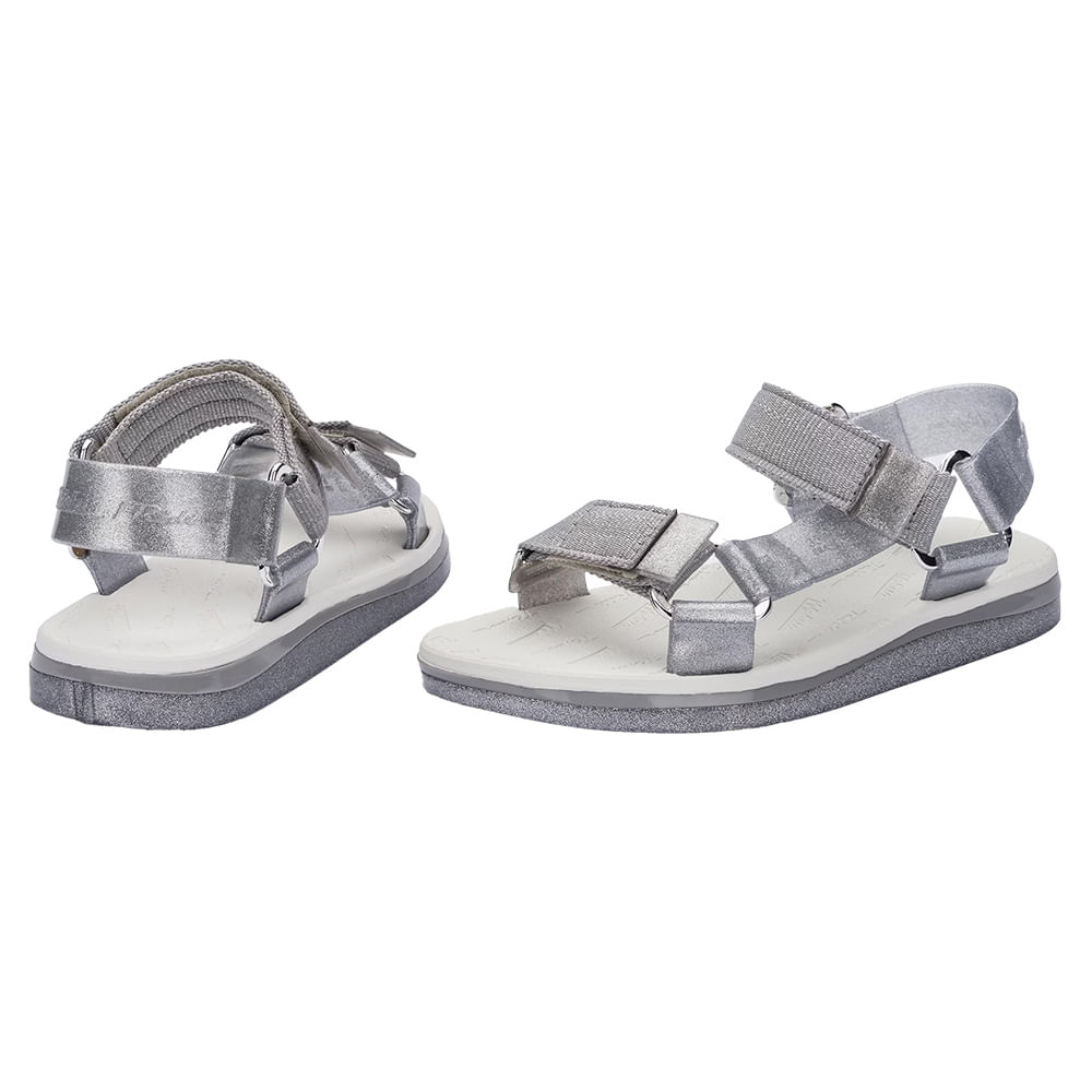 Melissa Papete + Rider Good Times 32930 PRATA - cloviscalcados