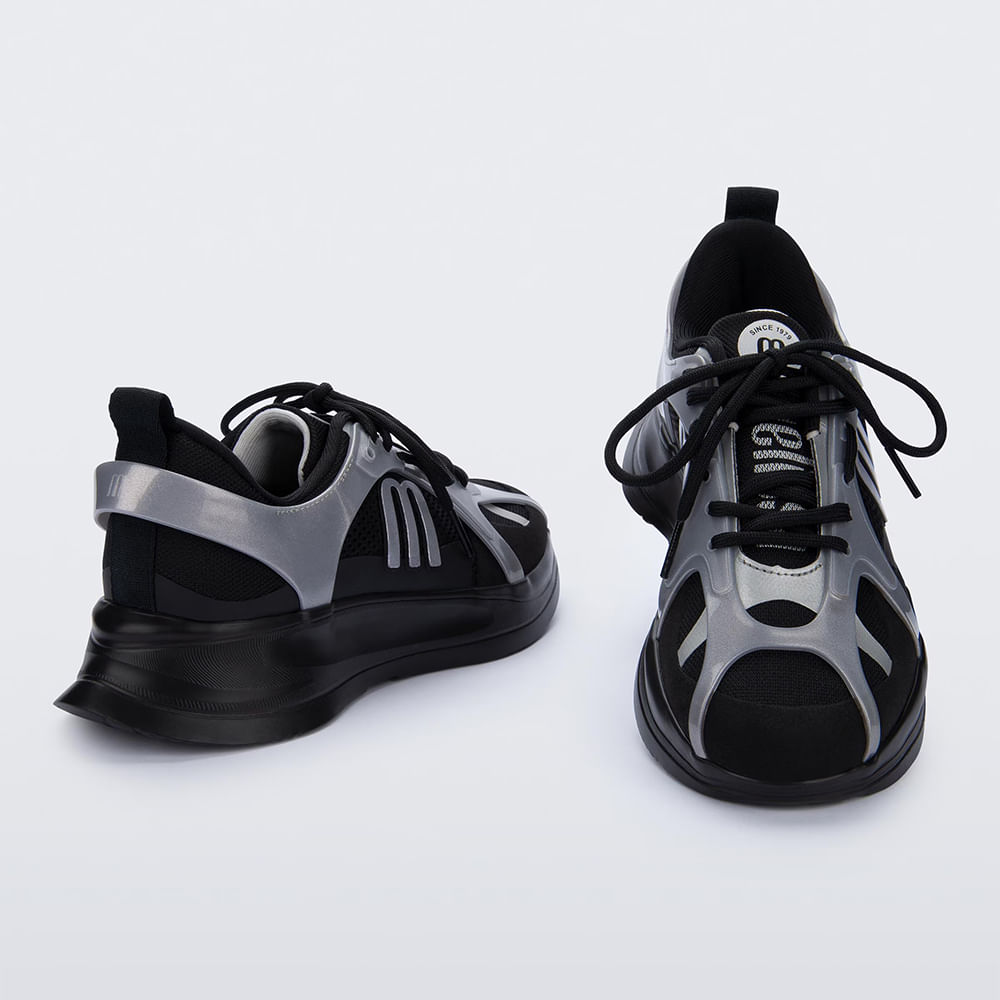 Melissa X Beat 39505 PRETO/PRATA | Clovis Calçados
