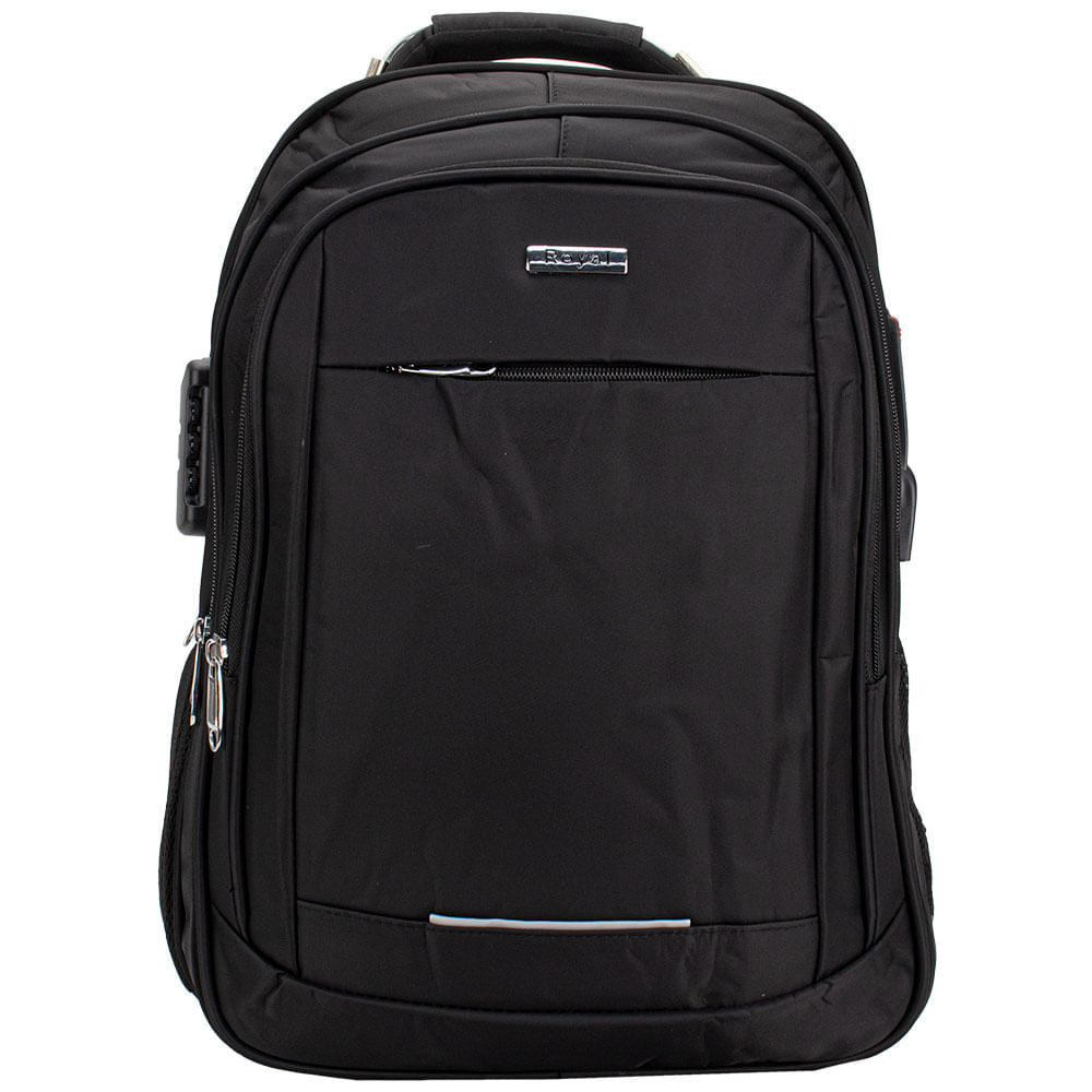 Mochila Royal Style R2106 PRETO | Clovis Calçados