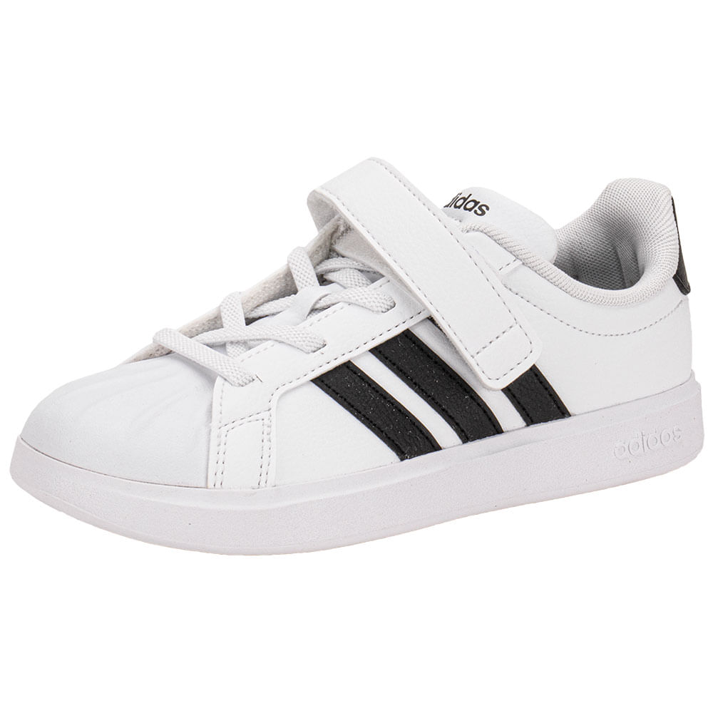 Tênis Infantil Street Talk Adidas JS2688 BRANCO/PRETO 26