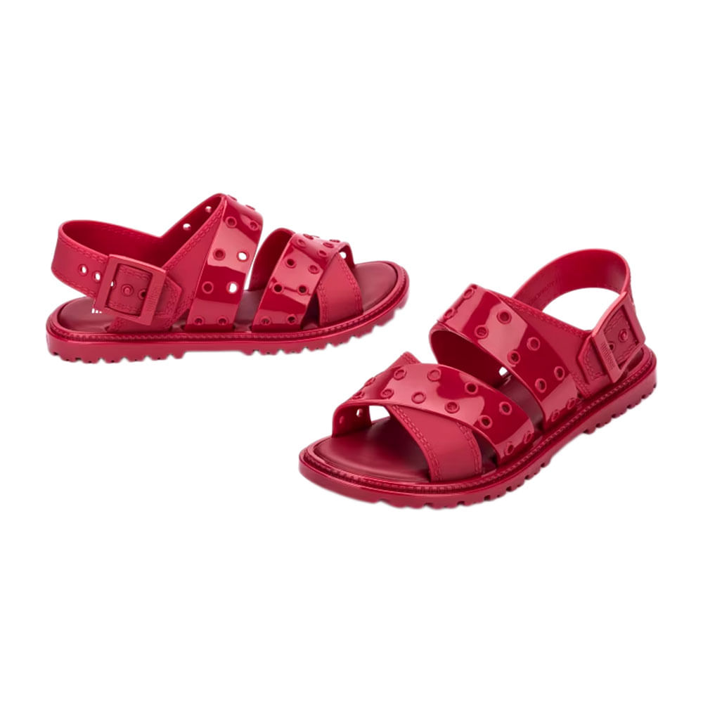 Melissa Lock Sandal 35821 BORDÔ | Clovis Calçados