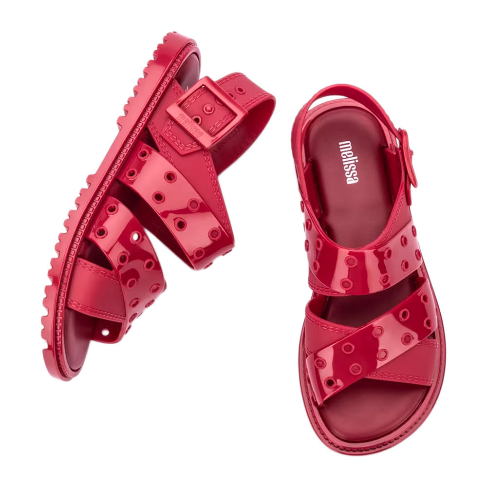 Melissa Lock Sandal 35821 BORDÔ | Clovis Calçados