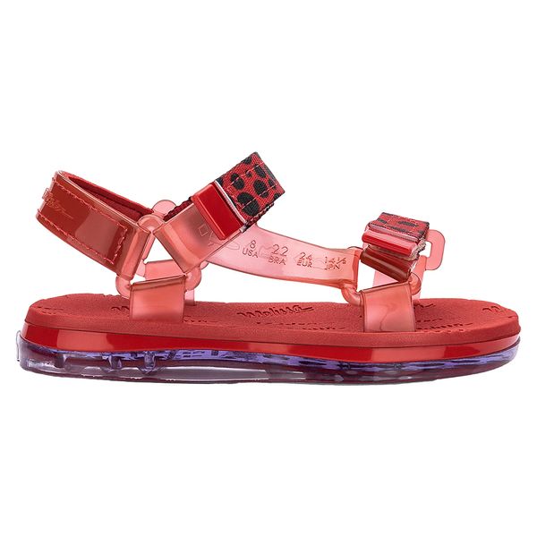 Mini Melissa Papete + Rider Bugs Baby 33875 VERMELHO 25
