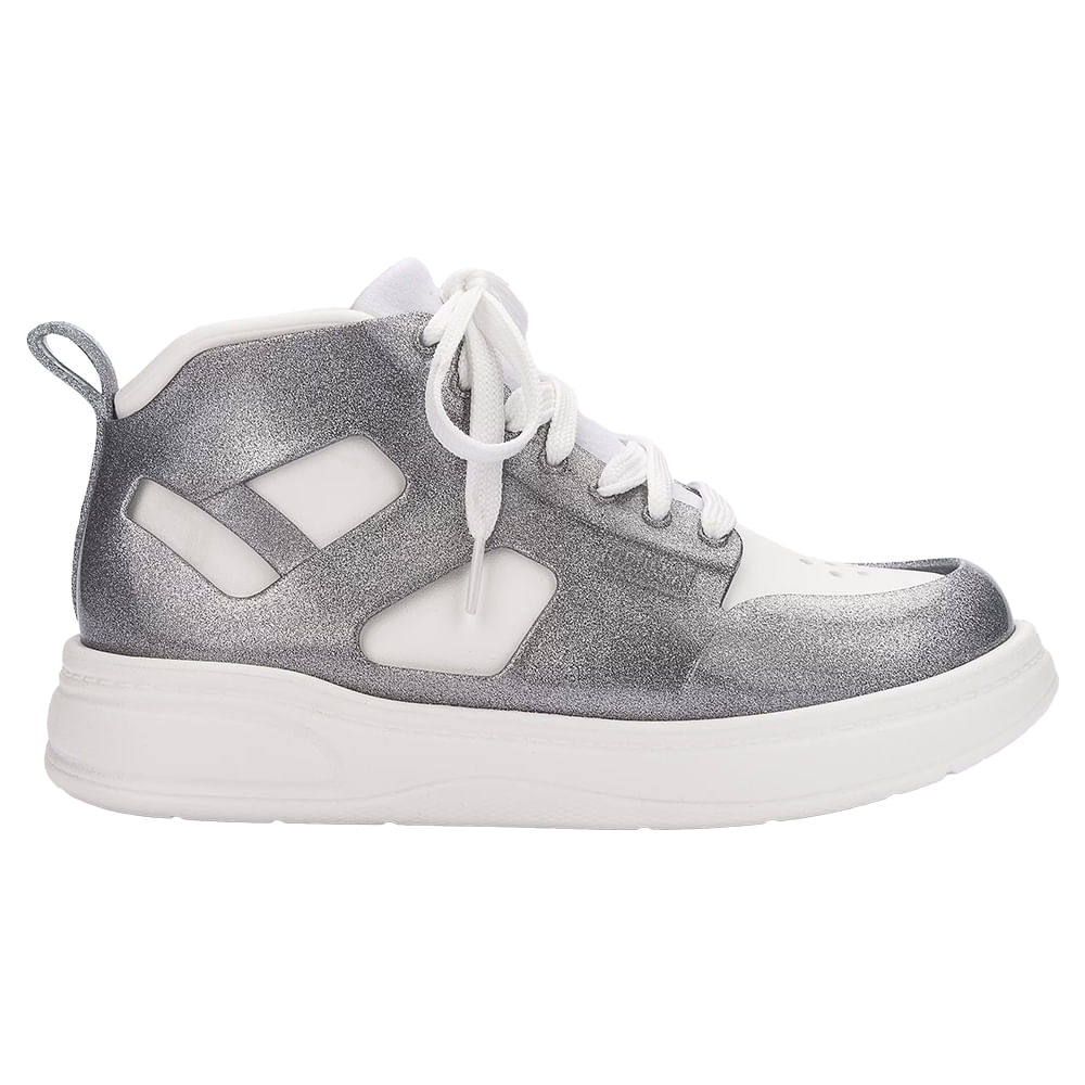 Melissa Player Sneaker 33909 BRANCO/PRATA | Clovis Calçados