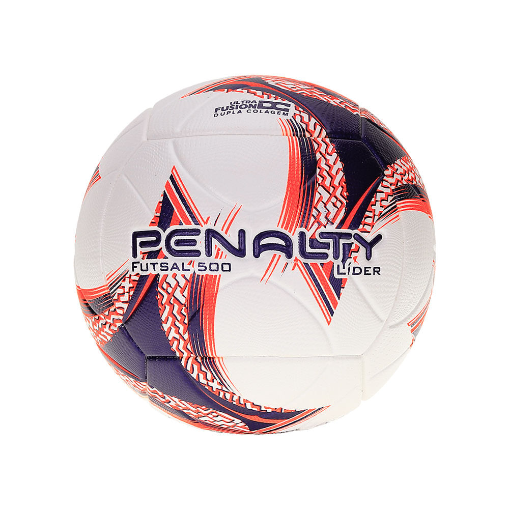 Bola Futsal Lider Penalty - XXIII BRANCO/LARANJA | Clovis Calçados