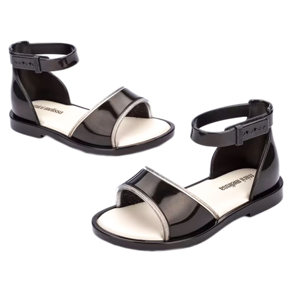 Mini Melissa Emily Baby 35814 PRETO | Clovis Calçados
