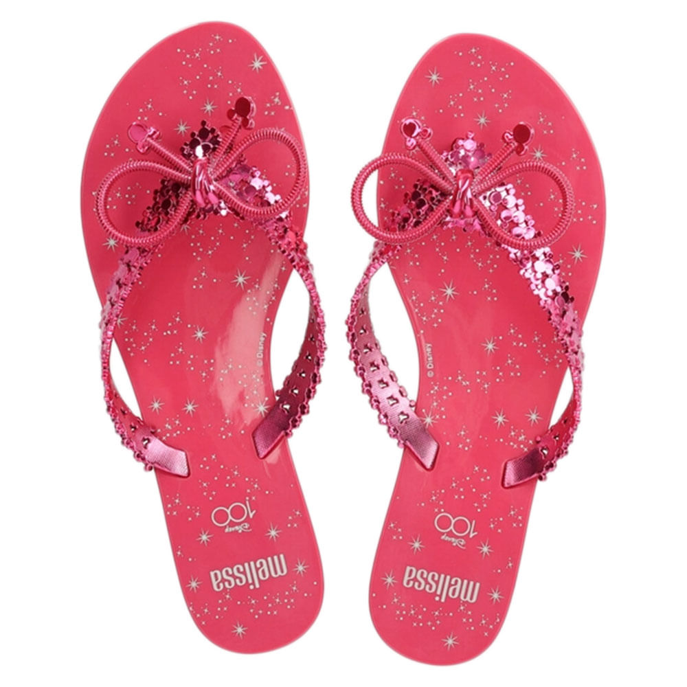 Melissa Harmonic Chrome + Disney 100 35754 PINK | Clovis Calçados
