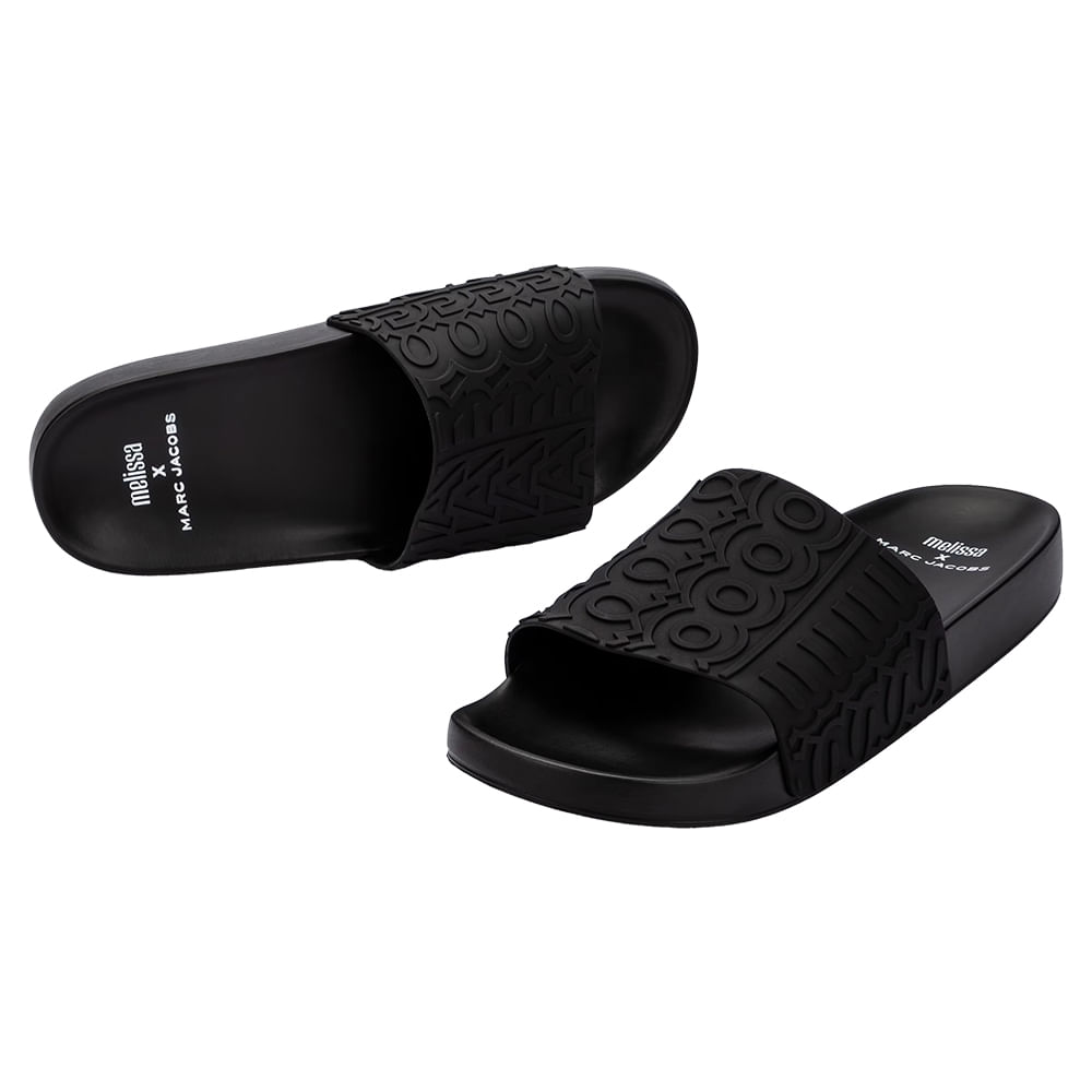 yges 　marc jacobs×melissa サンダル Melissa Slide + Marc Jacobs 33967 PRETO | Clovis Calçados
